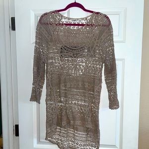 Knit cover dress